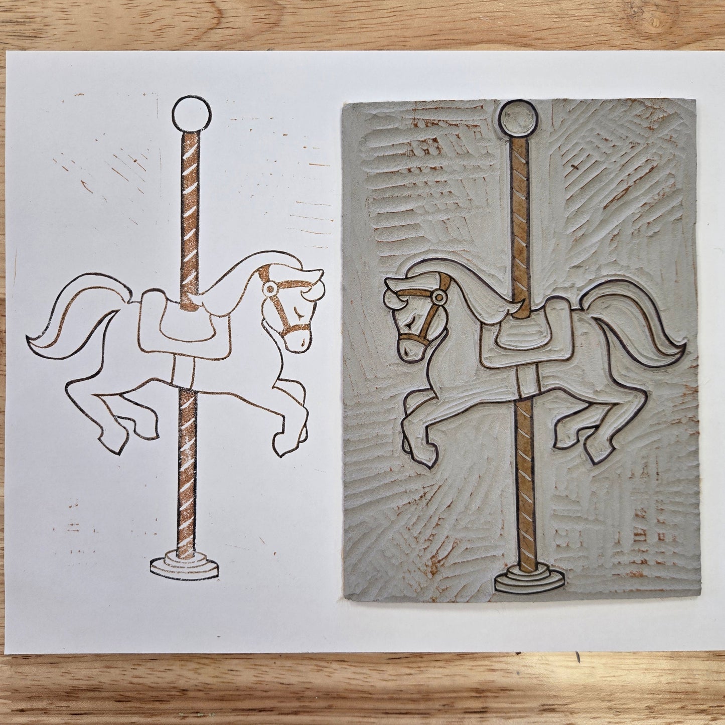 Beginner's Linocut Workshop Ticket (admit one)