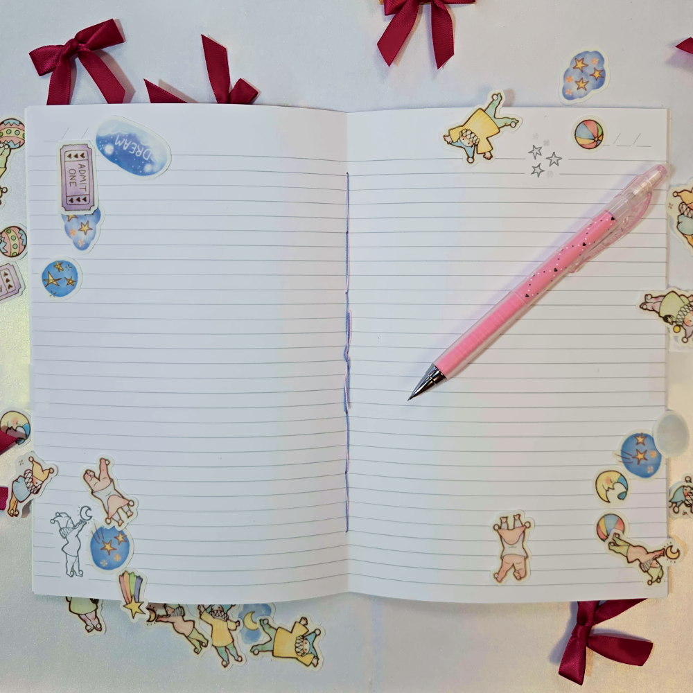 Dream Circus Lined Notebook