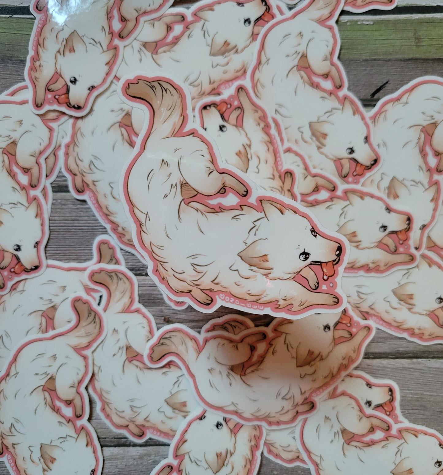 Noodle Clear Vinyl Sticker