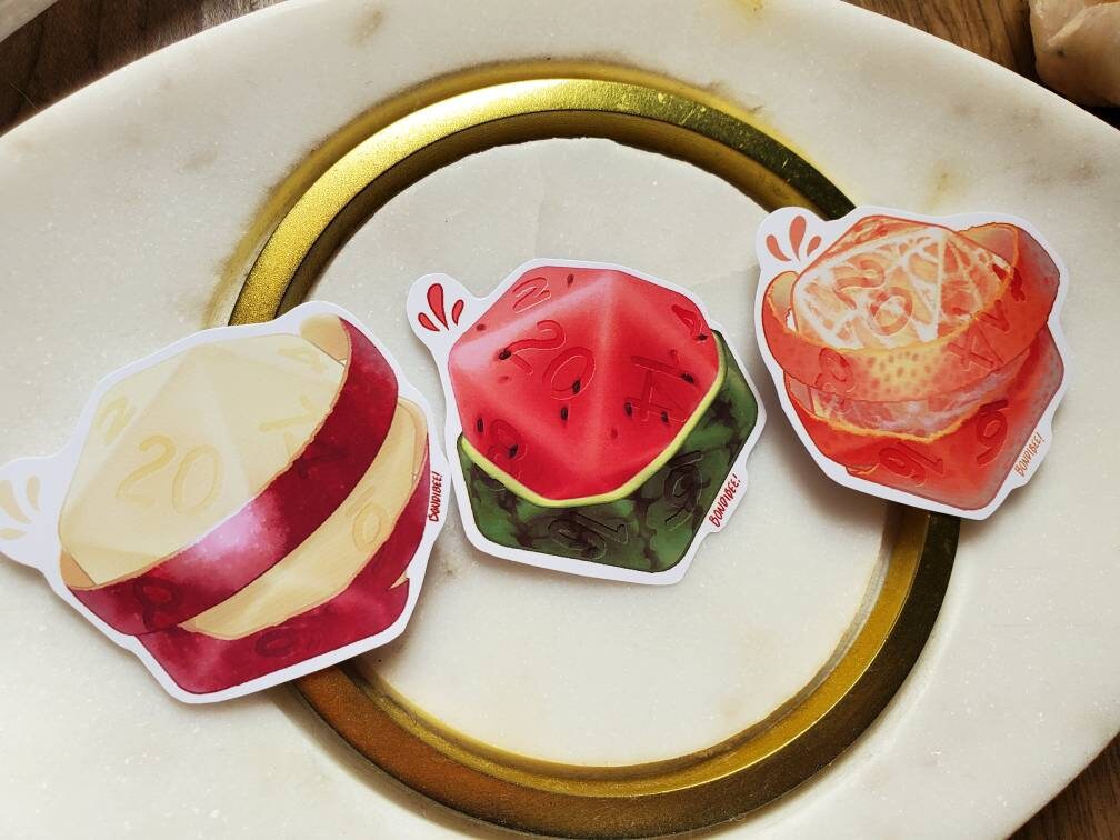 Fruit D-20 sticker set