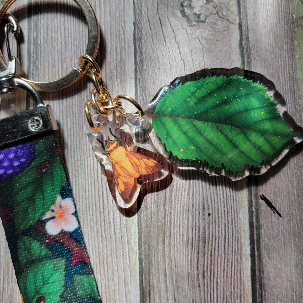 Blackberry Lanyard Keychain