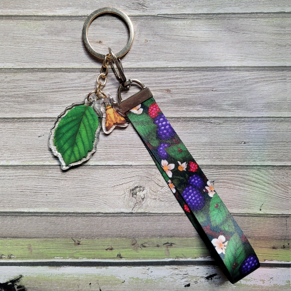 Blackberry Lanyard Keychain