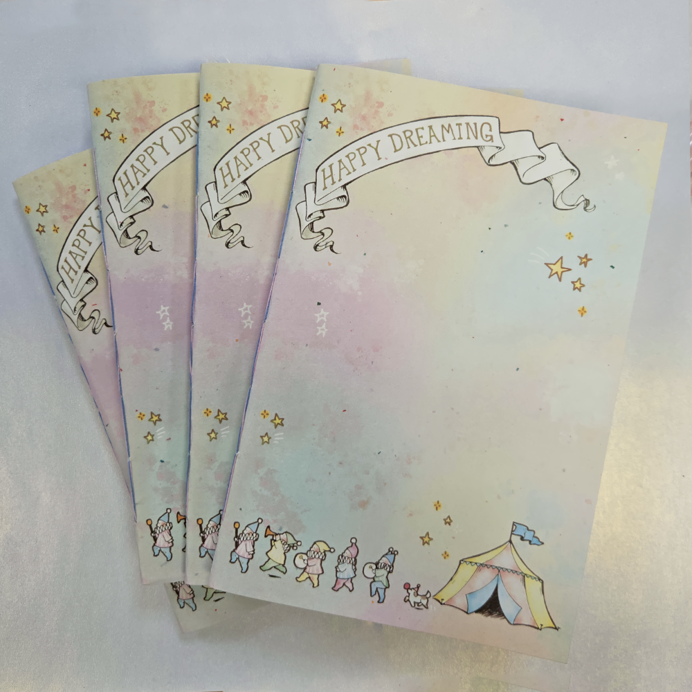 Dream Circus Lined Notebook