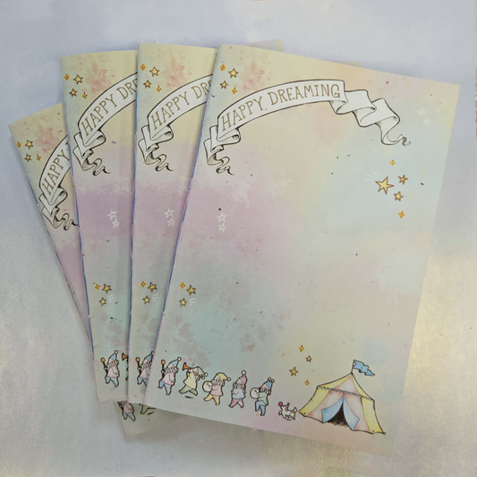 Dream Circus Lined Notebook