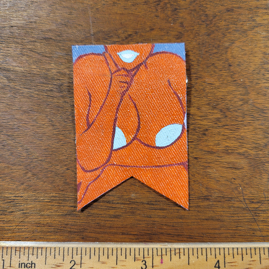 Red Succubus Canvas Badge