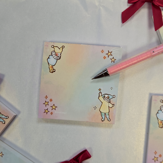 Dream Circus square memo pad