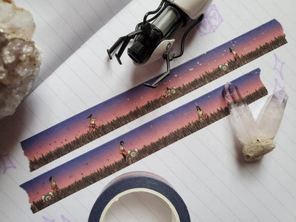 Silver foil Chell washi tape