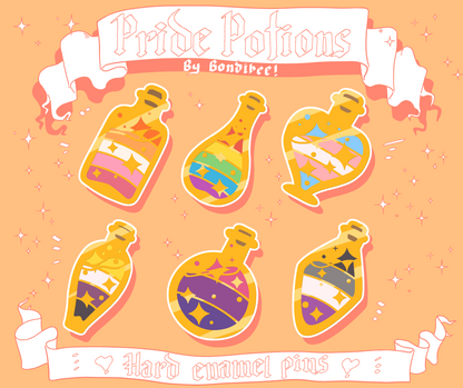 Potions of Pride Enamel Pins