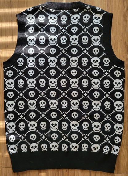 Skulls Sweater Vest